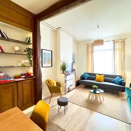 4 Ch - 10 Pers - Grande Maison - Parking - Jardin - Bbq 펜션 아미앵